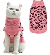 Cable Knit Turtleneck Dog Sweater with Leash Opening — collection imagery
