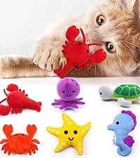Plush Bread Catnip Toys for Indoor Cats 6 Pack — collection imagery