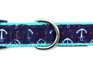 Anchor Dog Collar with Bow Tie — Fashion Design