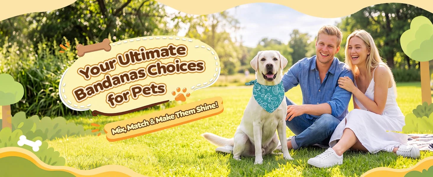 100 Pcs Paw Dog Bandanas Bulk Pet Paw Grooming Bandanas for Dogs — product details