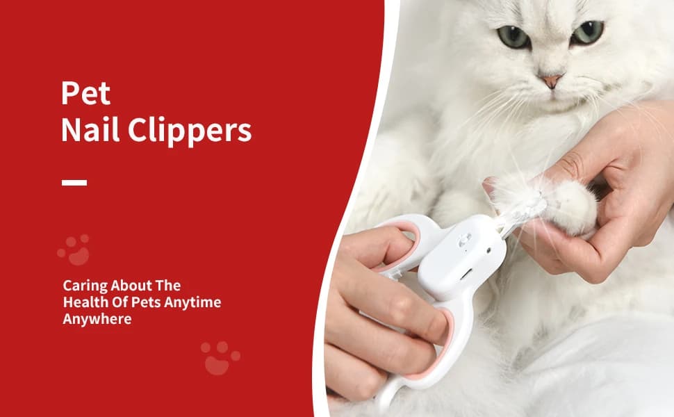 Cat Nail Clipper with LED Light — product details