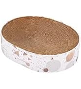 3-Pack Cardboard Cat Scratcher for Indoor Cats — 23 Inch L Shaped Vertical Cat Scratching Post — collection imagery