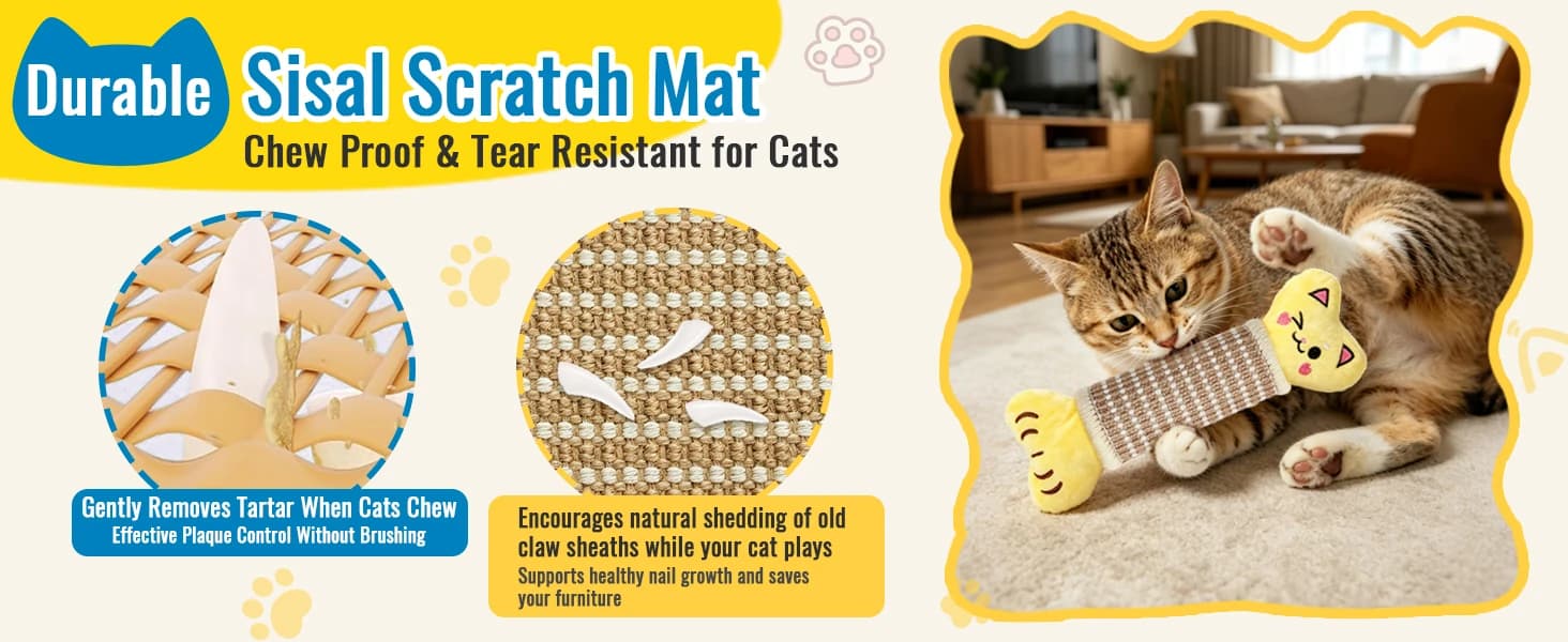 Catnip Cat Toys Pillows for Indoor Kittens Kicker Chew — 9.45 Inches — product details