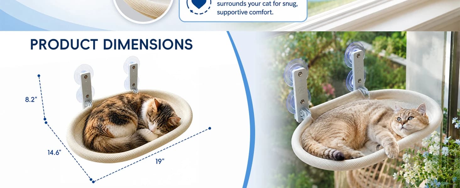 Cat Window Perch for Narrow Windows — product details
