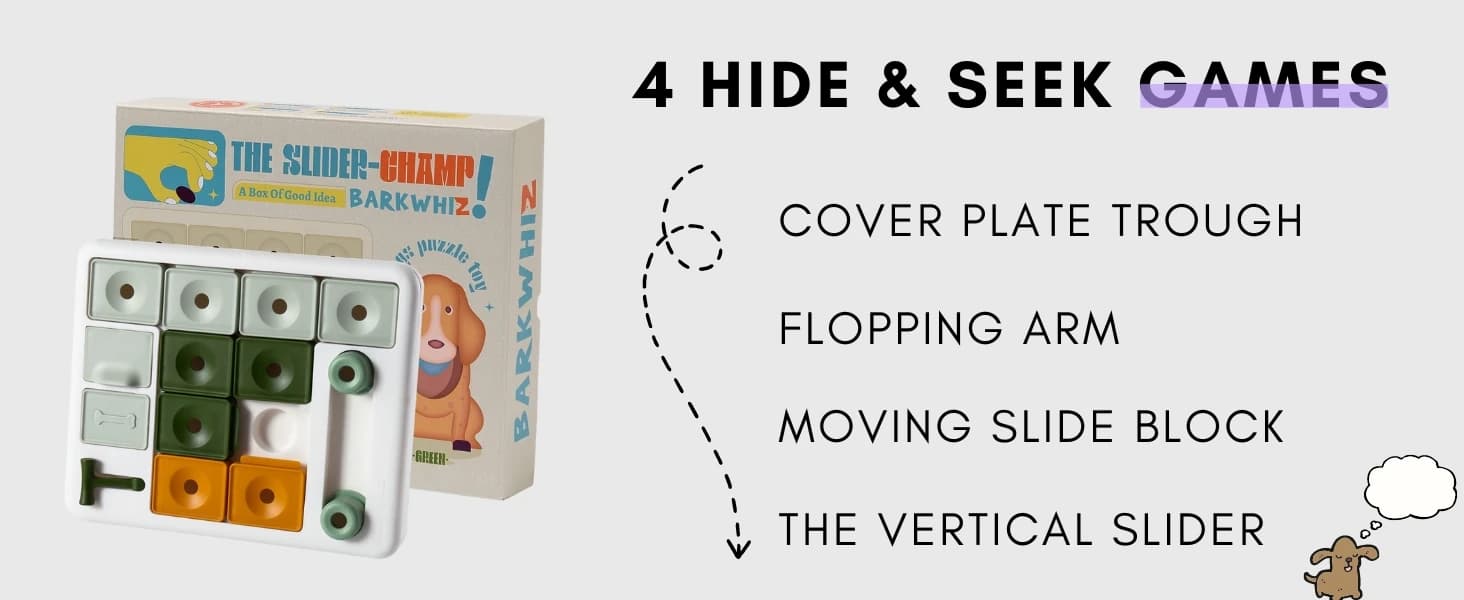 Dog Puzzle Toy 3 Levels — Mental stimulating for Boredom and Smart Dogs — product details