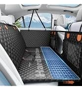 Dog Car Seat Cover for Back Seat — Hard Bottom Hammock Hold 400lbs For Cars — collection imagery