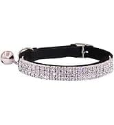 Leather Cat Collar with Bell Breakaway- Adjustable — collection imagery