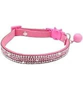 Leather Cat Collar with Bell Breakaway- Adjustable — collection imagery