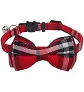 Leather Cat Collar with Bell Breakaway- Adjustable — collection imagery