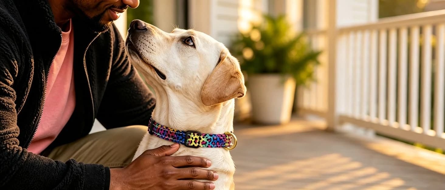 Adjustable and Reflective Dog Collar for Medium Dogs — collection imagery