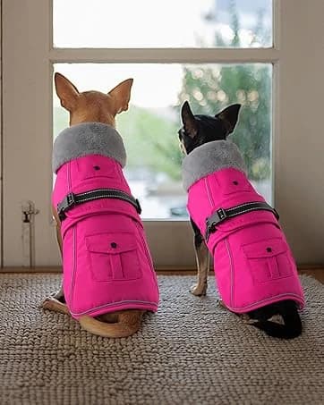 Dog Winter Coat with Harness — collection imagery
