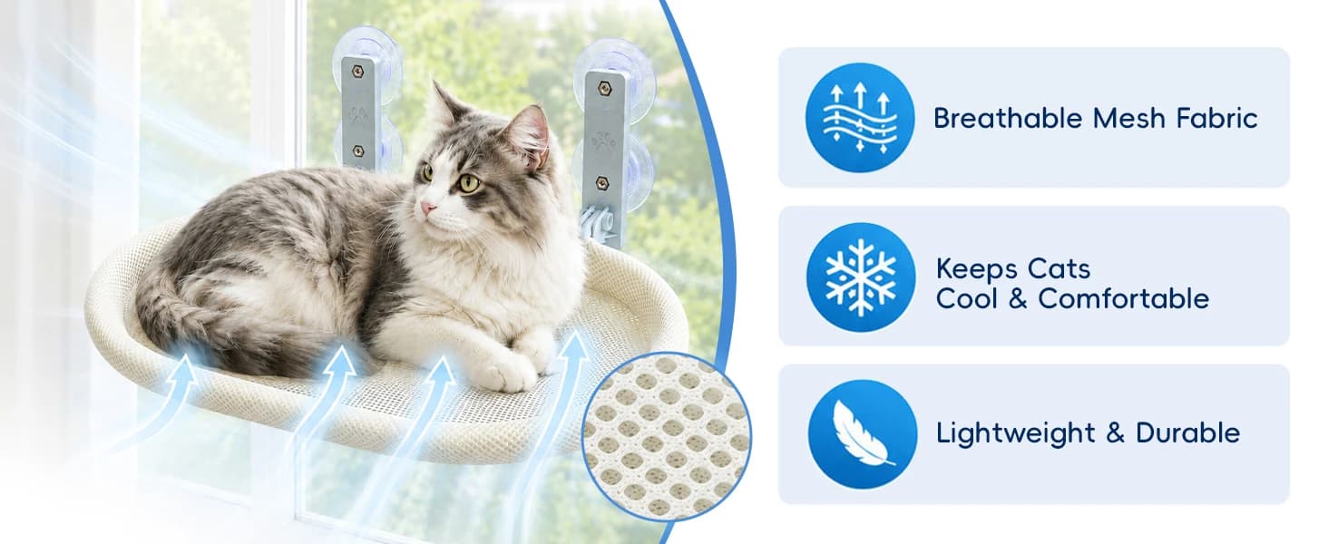 Cat Window Perch for Narrow Windows — product details