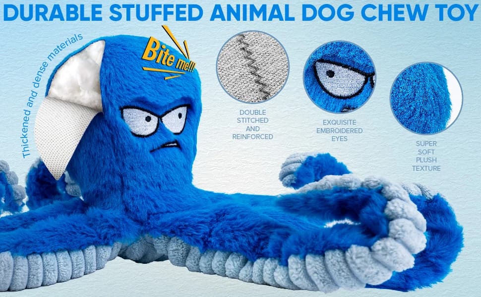 Tough Dog Toys โ Stuffed Chew Large Dog Toys to Keep Them Busy โ product details