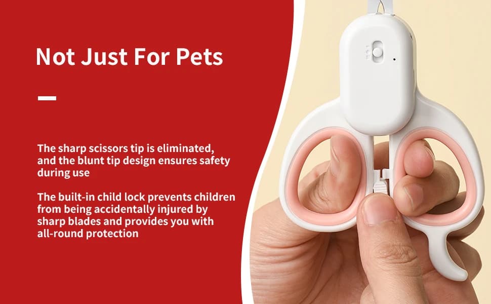 Cat Nail Clipper with LED Light — Destiny Makes Us Meet, I Will Love You Forever with a Mission.