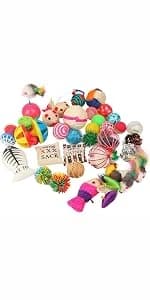 Cat Mice Toy 18-Pack Plush Catnip-Filled Mice Toys for Indoor Cats - Realistic Design — 9 Assorted Colors — product details