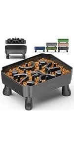 Slow Feeder Dog Bowl — Anti-Chocking Slower Feeding Pet Puzzle Bowls — product details