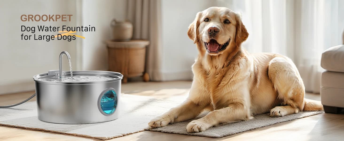 Dog Water Fountain for Large Dogs: 7L/236oz/1.8G Dog Fountain — product details