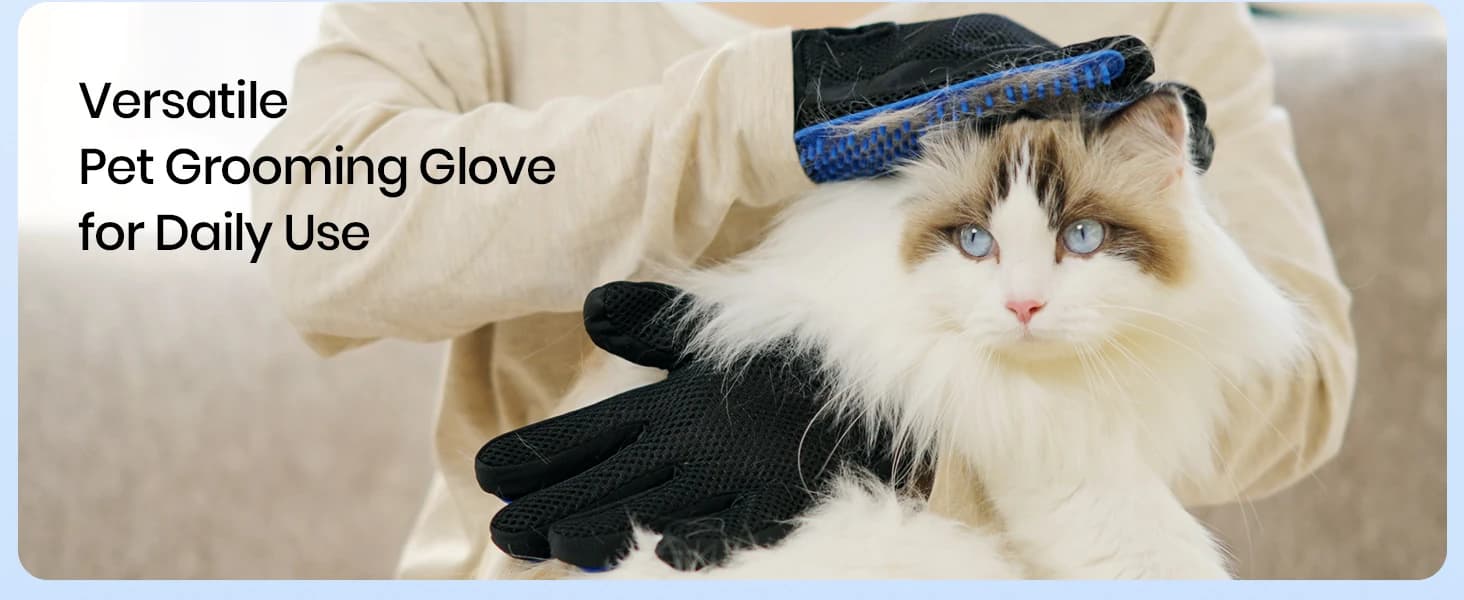 Pet Hair Removal Glove with 255 Silicone Tips for Dogs and Cats — product details