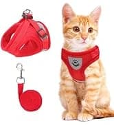 Cat Harness and Leash Set — Escape Proof Soft Vest Walk Pink XS — collection imagery