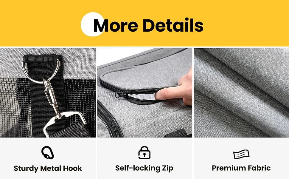 Cat Carrier Soft-Sided Pets Travel Carriers up to 15 Lbs — product details