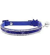 Leather Cat Collar with Bell Breakaway- Adjustable — collection imagery