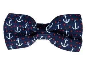 Anchor Dog Collar with Bow Tie — Fashion Design