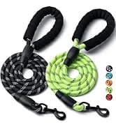 2 Pack Dog Leash — Heavy Duty Nylon Rope Pet Leashes — collection imagery