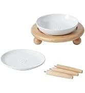 Ceramic Slow Feeder Bowls for Dogs — 8.3 in Slow Feeder for Medium Breed — collection imagery