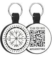 QR Code Pet ID | Personalized Dog and Cat Collar Tag | Online Profile with Instant Scanned Location Alert Email — collection imagery