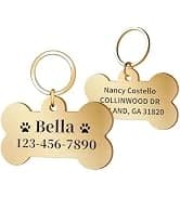 Personalized Brass Dog Tag — Custom Engraved Pet ID Tag — collection imagery