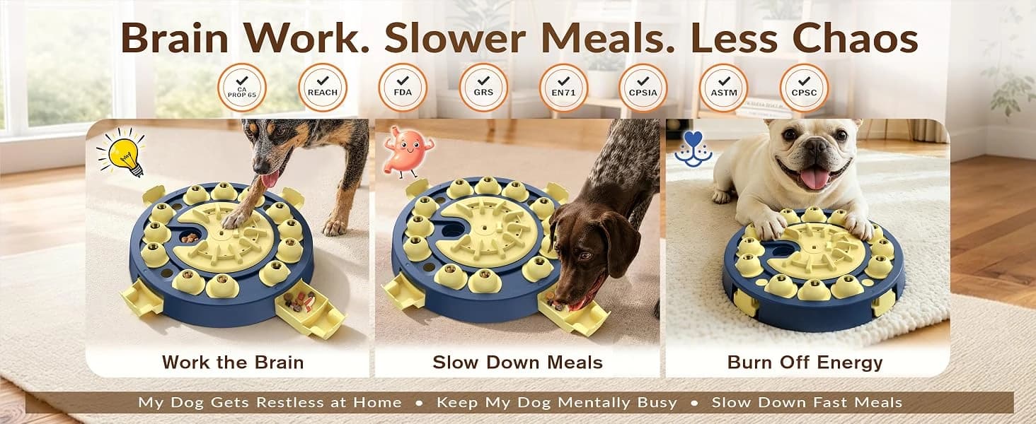 Large 3 Levels — Dog Puzzle Toy — product details