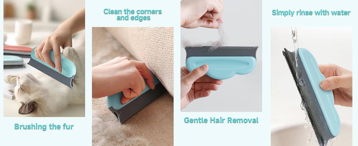 Carpet Rake for Pet Hair Removal Tool — collection imagery