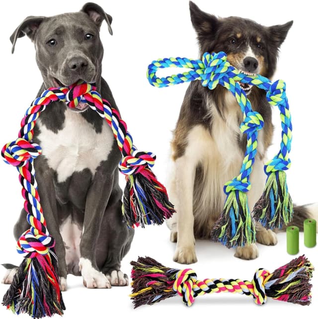 Tough and Strong Dog Rope Toy for Aggressive Chewers