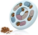Dog Puzzle — Dogs Food Toys for IQ Training and Mental Enrichment — Dark blue / 9.44" x 9.44" x 1.14"