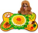 Snuffle Mat for Dogs — Pet Snuffle Mat for Small and Medium Dogs — Orange / One Size