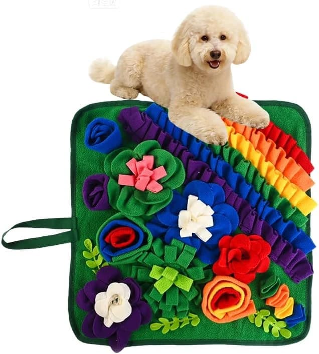 Snuffle mat for cats and dogs 17.7in