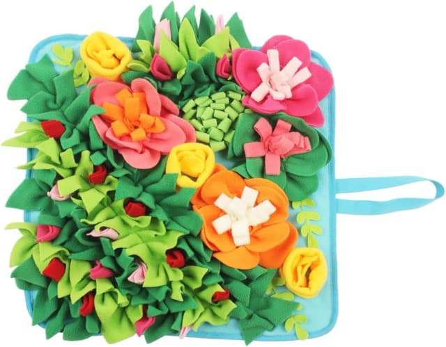 Snuffle Mat for Dogs 17.7''x17.7 — Sniff Mat for Small/Medium Dogs