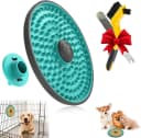 Lick Mat for Dogs Crate Lick Pad Slow Feeder for Crate Training — 1 pcs / Mint Green