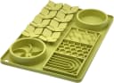 Slow Feeder Bowl — Silicone Lick Mat with Suction Cups for Dog and Cat — Green / Honeycomb 4in1
