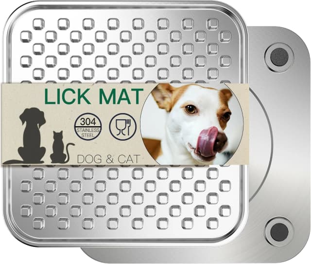 Lick Mat for Dogs and Cats — Double-Wall Stainless Steel