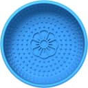 Dog Lick Bowl — Anxiety Relief Lick Silicone Dog Bowl — blue