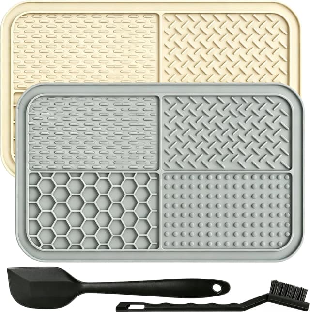 Lick Mat for Dogs and Cats — Slow Feeder Lick Pads for Boredom