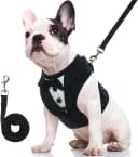 Dog Tuxedo Harness — Pet Harness No Pull for Small and Medium Dogs — Medium / Gentleman Black
