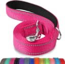 Reflective Dog Leash for Medium and Large Dogs — 6 ft Standard / Hotpink