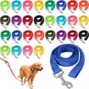 36 Pcs Bulk Dog Leashes 5 ft Nylon Small and Medium Dogs — 12 Colors
