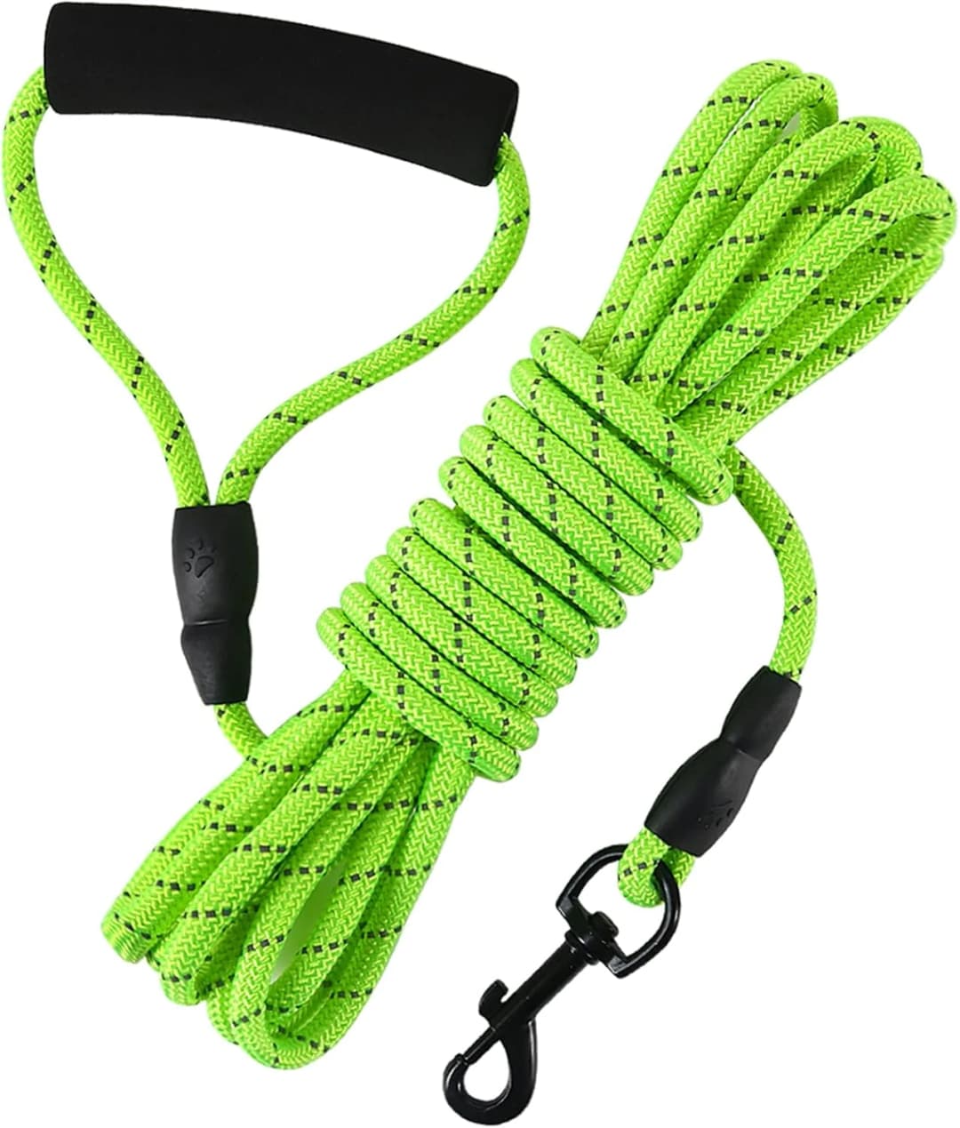 Floating Long Dog Leash — 20ft Dog Training Leash for Swimming and Lake — 20ft / Green
