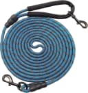 Long Dog Leash — 10/15/20/30/50FT Dog Training Leash with Soft Handle — Blue / 10ft x 3/8inch