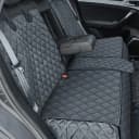 Dog Car Seat Cover for Back Seat Cover — Black / Universal Fit