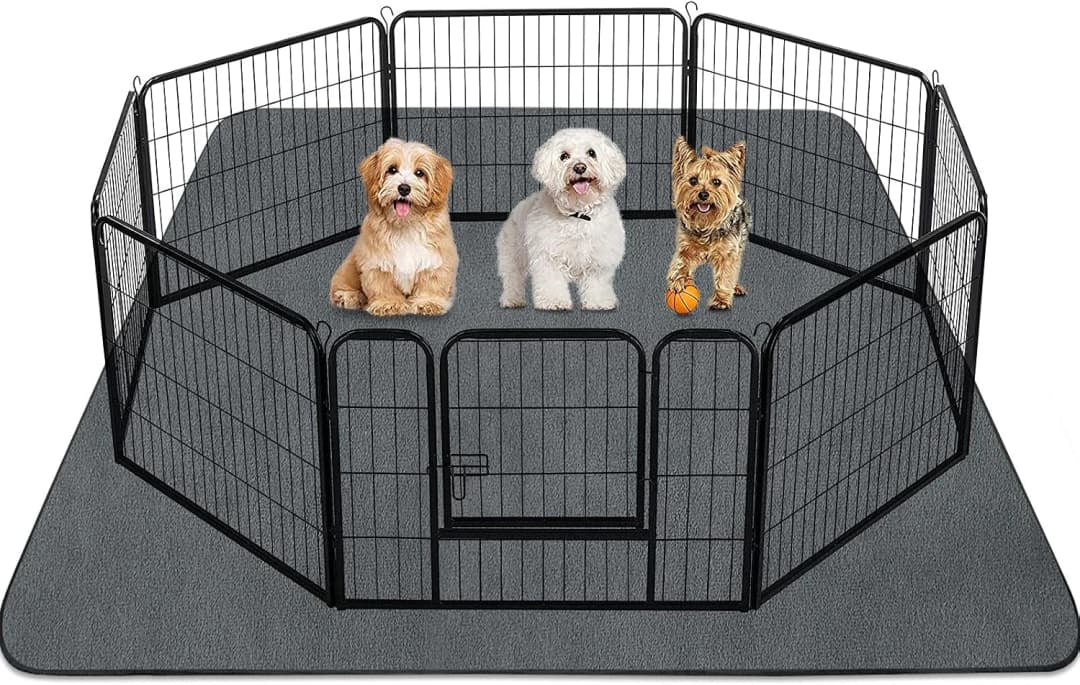 Washable Pee Pads for Dogs 72"x72" Reusable Dog Pads Extra Large Upgrade Non-Slip Dog Pee Pads Heavy Absorbency — Gray / 72x72 Inch (Pack of 1)