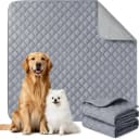 Reusable Washable Pee Pads for Dogs Large/Extra Large 36'' x 41'' 2 Pack — Absorbent Pet Puppy Dog Training — Gray / 2 Pack (36"x41")